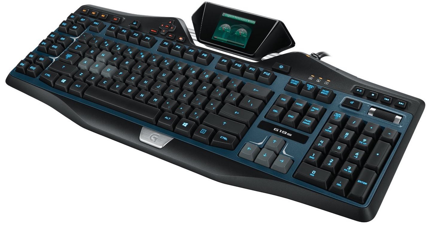 logitech lcd keyboard