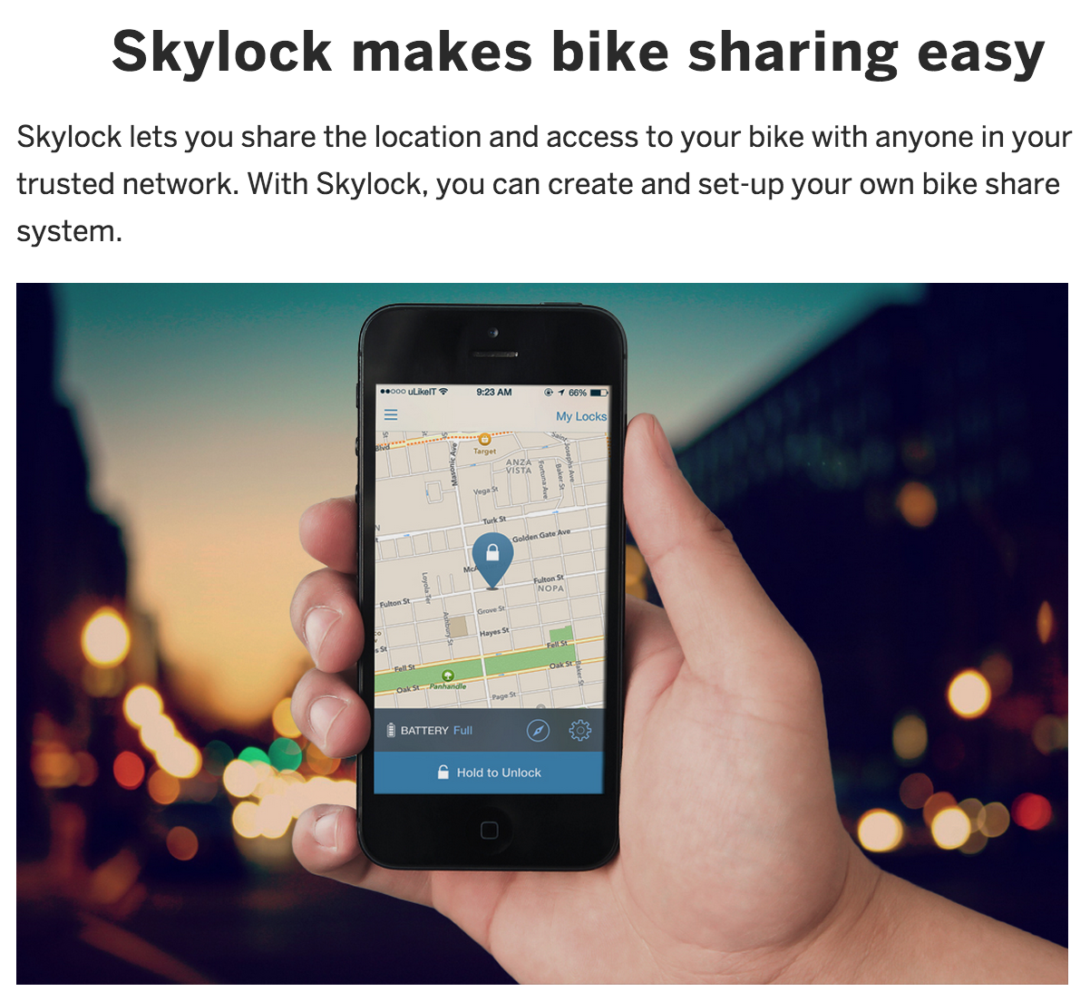 Skylock Bike Lock