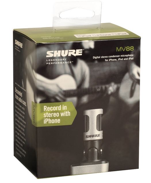 Shure MV88 iOS Digital Stereo Condenser Microphone