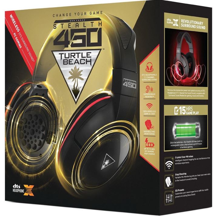 Turtle Beach Ear Force Stealth 450 Wireless Gaming Headset