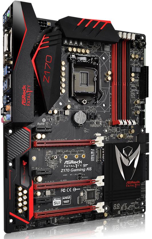 ASRock Fatal1ty Z170 K6 Gaming Motherboard