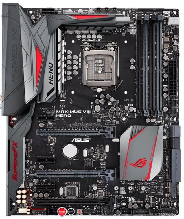 ASUS ROG MAXIMUS VIII Hero Intel Z170 ATX Motherboard