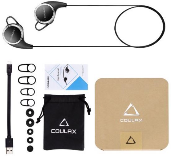 coulax neckband bluetooth headphones manual