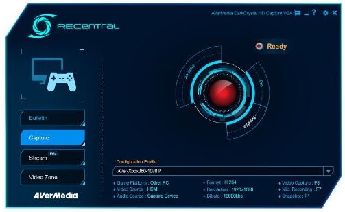 best stream settings with avermedia capture card