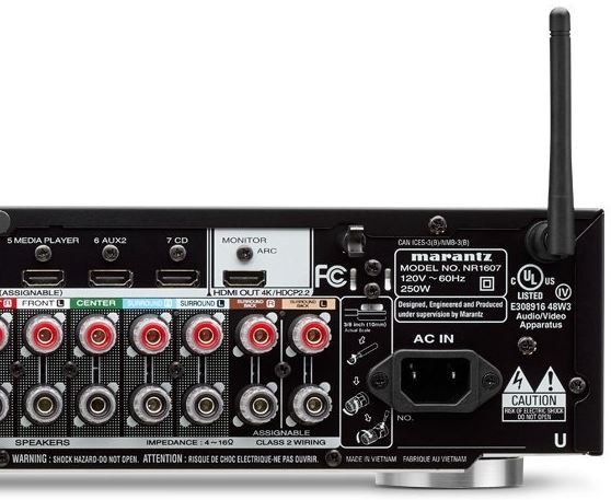 Review of the Marantz NR1607 Ultra HD Network AV Receiver