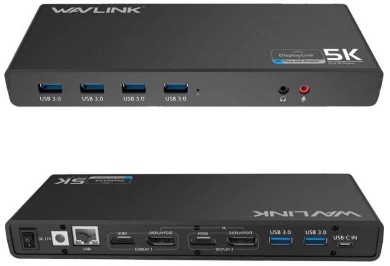 Wavlink Universal USB-C Ultra 5K Docking Station