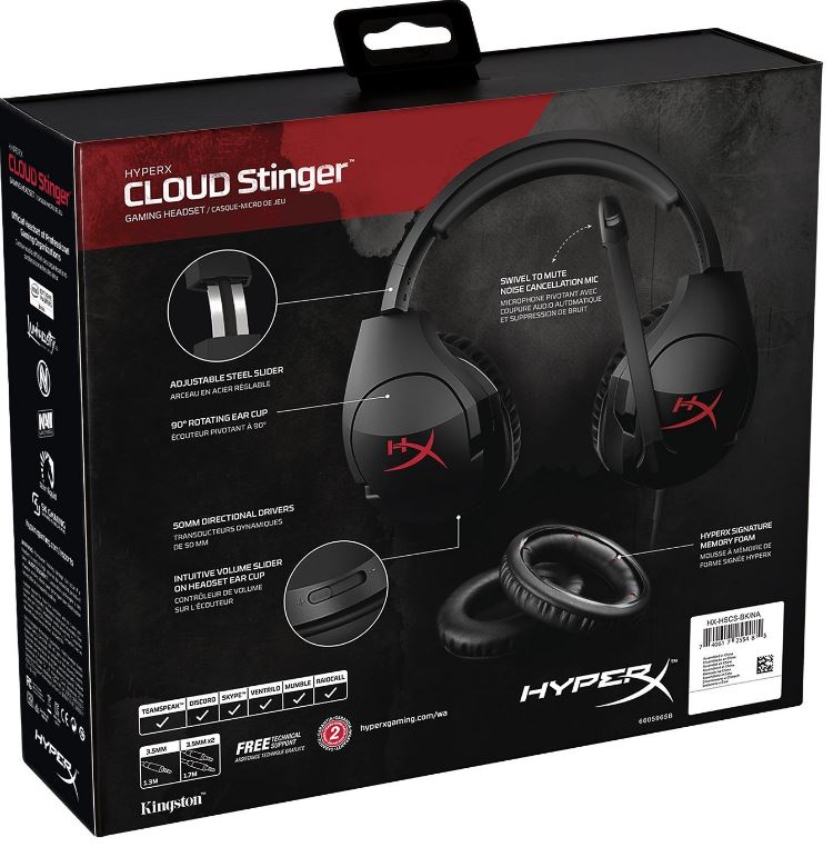 HyperX Cloud Stinger Box