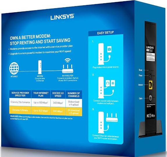 Linksys CM3024 Cable Modem