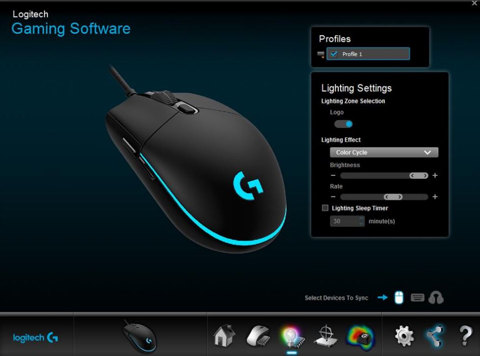 Logitech g pro mouse gaming software