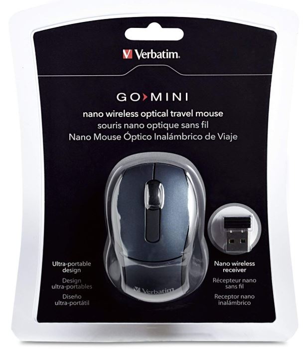 Verbatim Wireless Mini Nano Travel Mouse