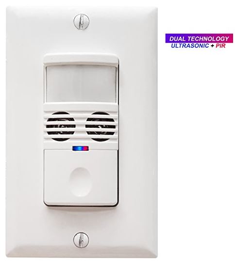 Enerlites MWOS Dual Technology Occupancy Sensor Switch