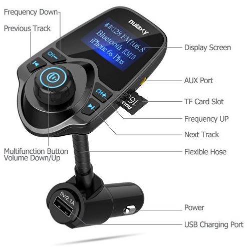 best bluetooth car adapter fm transmitter