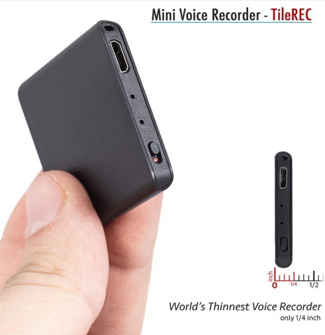 Micro Spy-Recorder Audiowanze VoiceRecorder versteckte Aufnahme Geheim Spion A37 