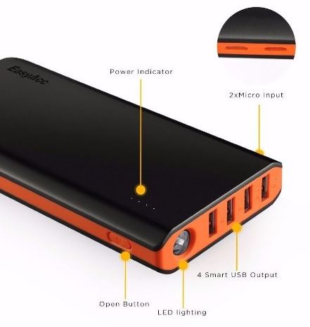 EasyAcc Monster 20000mAh Power Bank