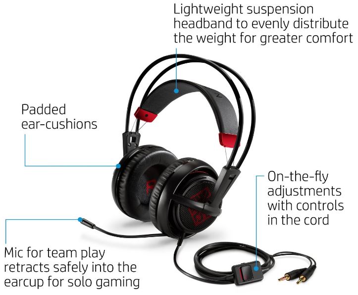 HP Omen Headset with SteelSeries