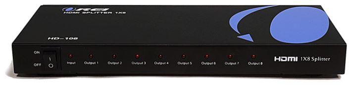 OREI HD-108 8-port HDMI Splitter