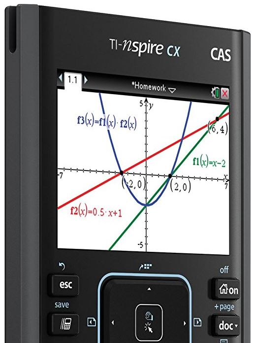 Texas Instruments Nspire CX CAS Graphing Calculator