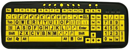 best keyboard for visually impaired