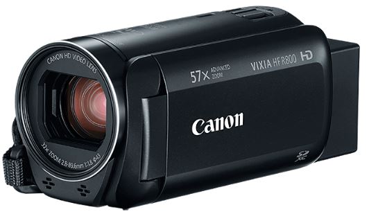 canon vixia hf r800 light