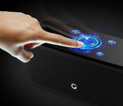 the DOSS SoundBox Touch Bluetooth Speaker