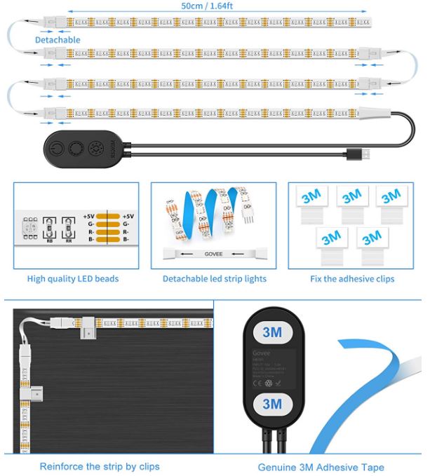 Best LED Bias Lighting TV Backlight Kit in 2021 - Nerd Techy