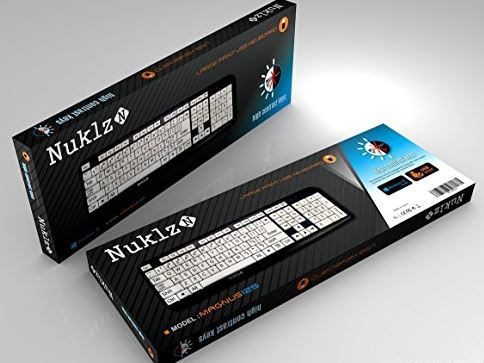 Nuklz Large Print Computer Keyboard
