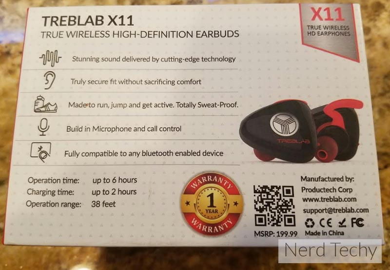 Treblab X11 True Wireless Bluetooth Earbuds Review - Nerd Techy