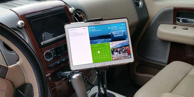 Tablet Wall Mount Magnetic Adsorption,Car Headrest Tablet Mount Holder,Free Fetching,No Borders,For ALL under 1980g Tablets-IPad Pro,Galaxy Tab/Note,Nexus,Surface Wall Mount white&white