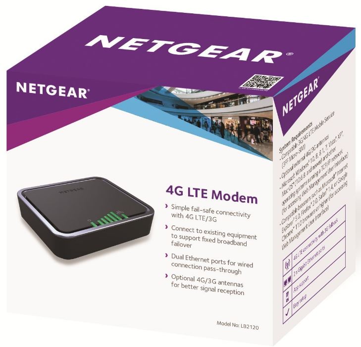 Netgear 4G LTE Modem LB2120