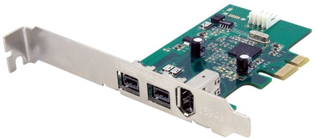 hp 3 port firewire ieee 1394 pci card