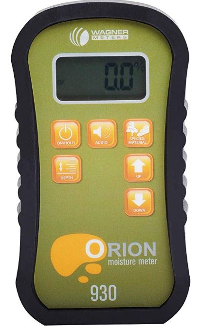 80% RH Inductive Pinless Digital Moisture Meter For Wood with Range 4% 