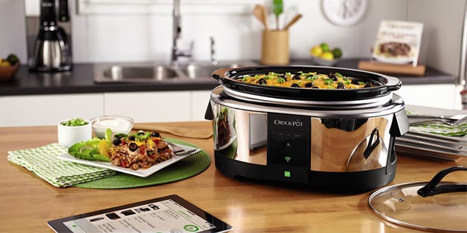 wifi enabled 6 quart slow cooker