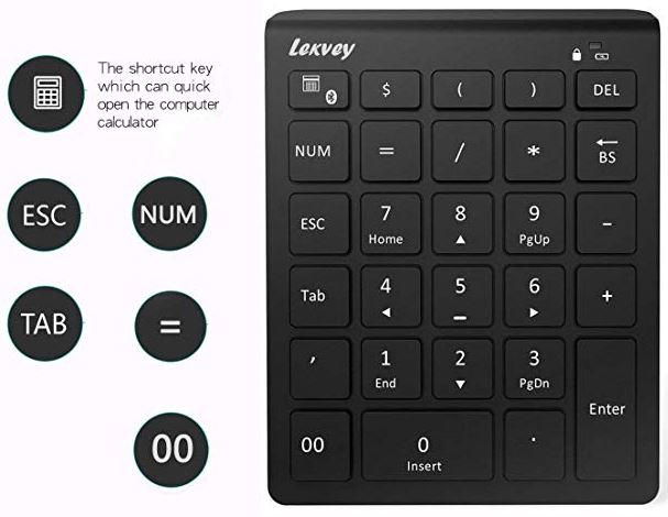 best wireless number pad