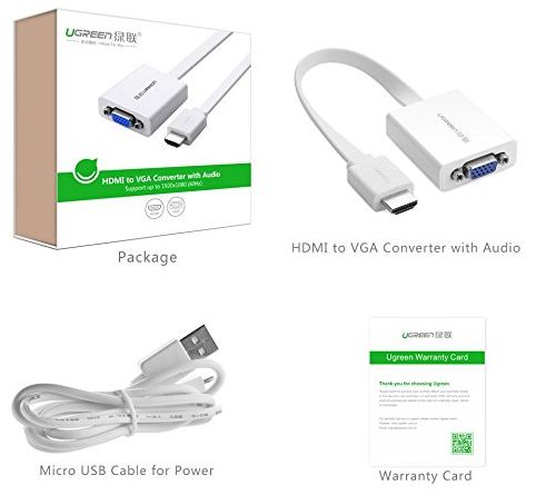 ugreen hdmi to vga not working tv