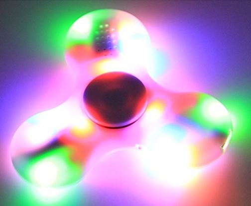 Fangfei Mini LED Bluetooth Speaker Fidget Spinner