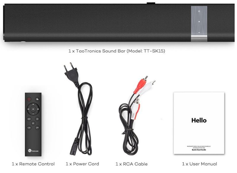 taotronics tv sound bar