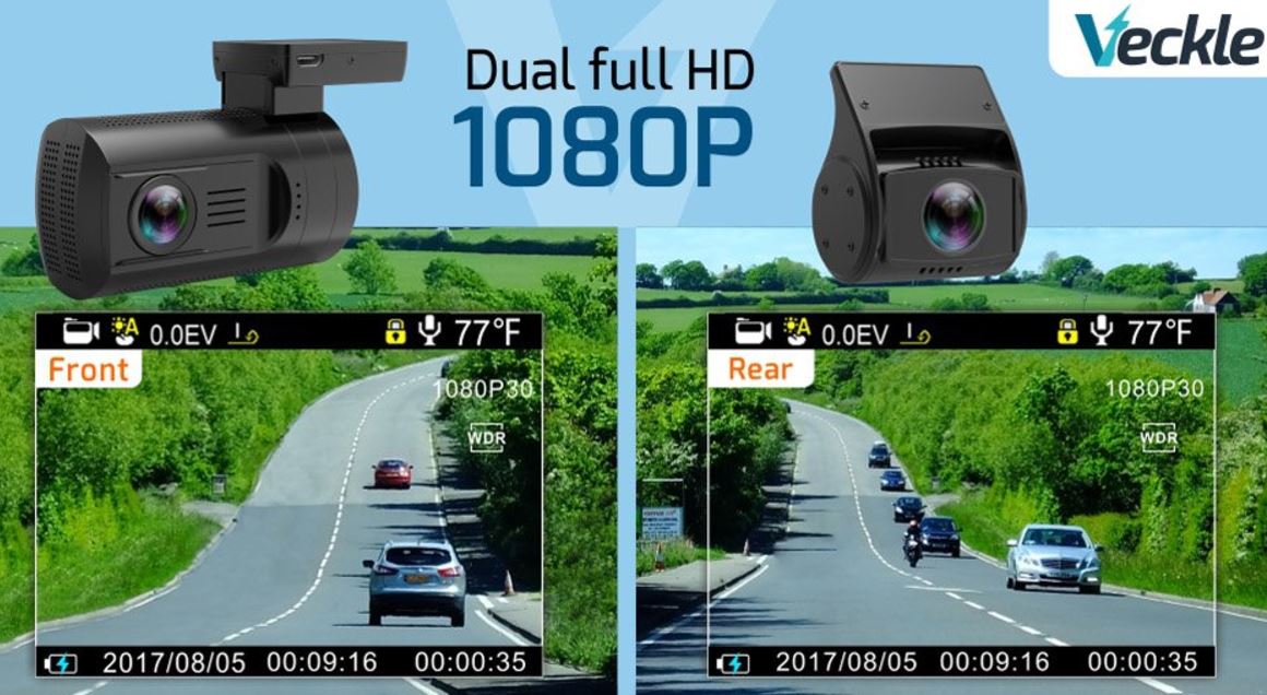 Veckle Dual Dash Cam