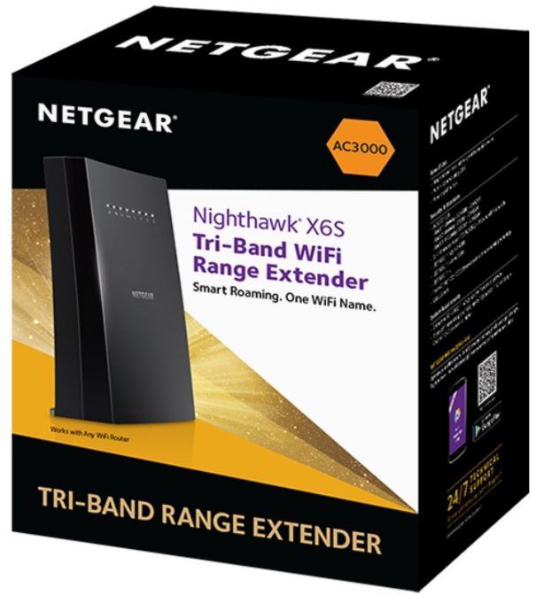 Netgear Nighthawk X6S Tri-Band WiFi Range Extender