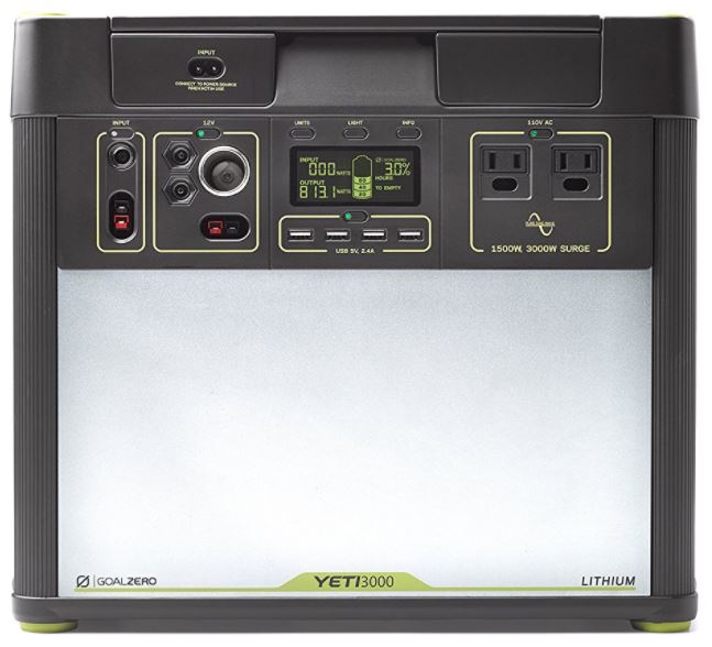 Goal Zero Yeti 3000 Lithium Portable Power Station