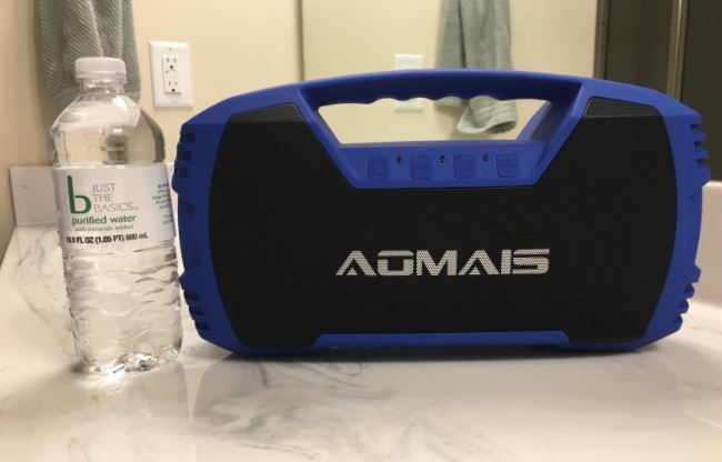 Aomais Go Waterproof Portable Bluetooth Speaker Review Nerd Techy