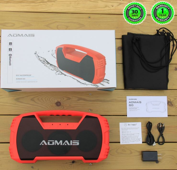 aomais go bluetooth speakers manual