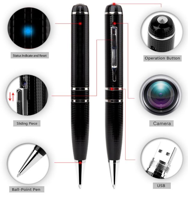 4k pen camera