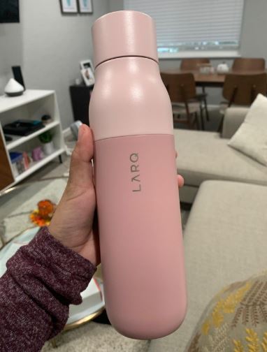 larq self cleaning water bottle review