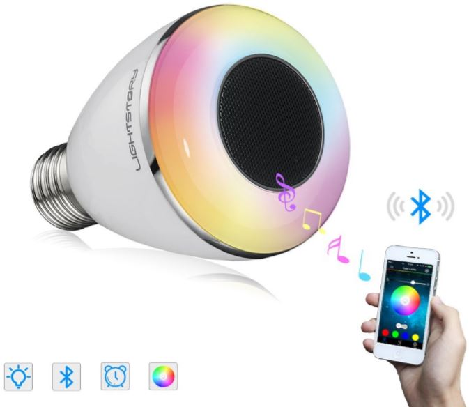 bluetooth speaker with bulb