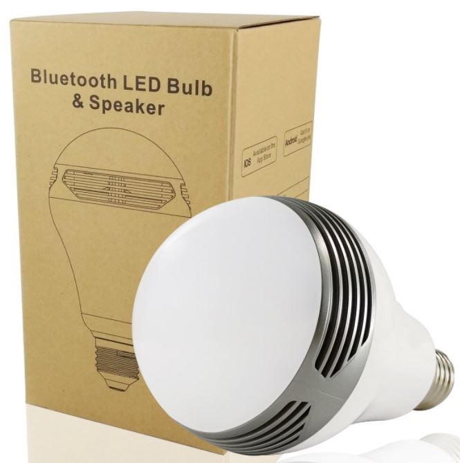 bluetooth speaker with bulb