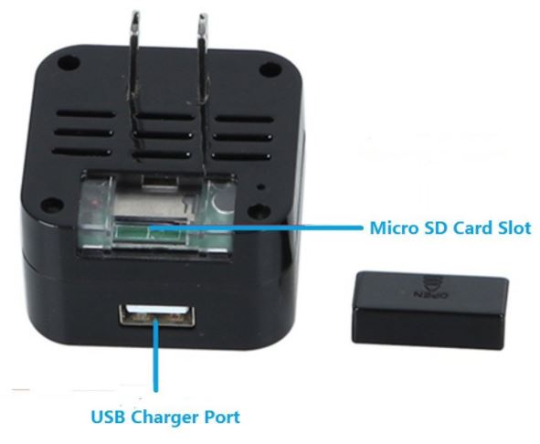 charging block spy camera