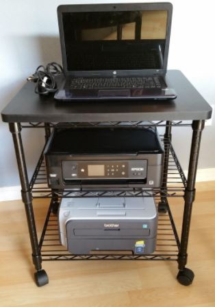 Safco 5208BL Wire Printer Stand