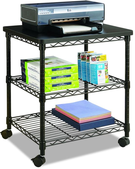 Safco 5208BL Wire Printer Stand