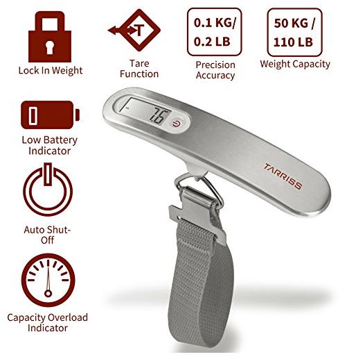 Tarriss Jetsetter Digital Luggage Scale