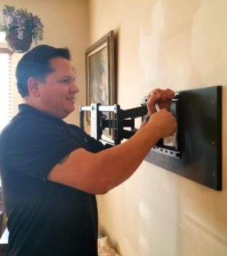 curved tv wall mount installation